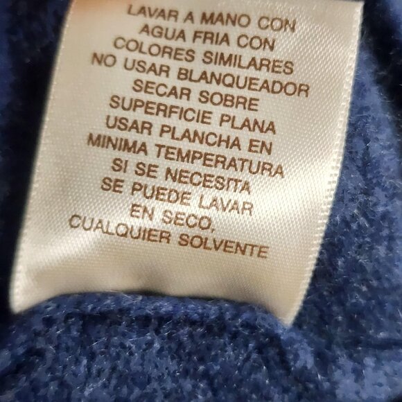 Article 365 Sweater Womens Large Blue 100% Cashmere V Neck Soft Knit Pullover - Picture 5 of 8